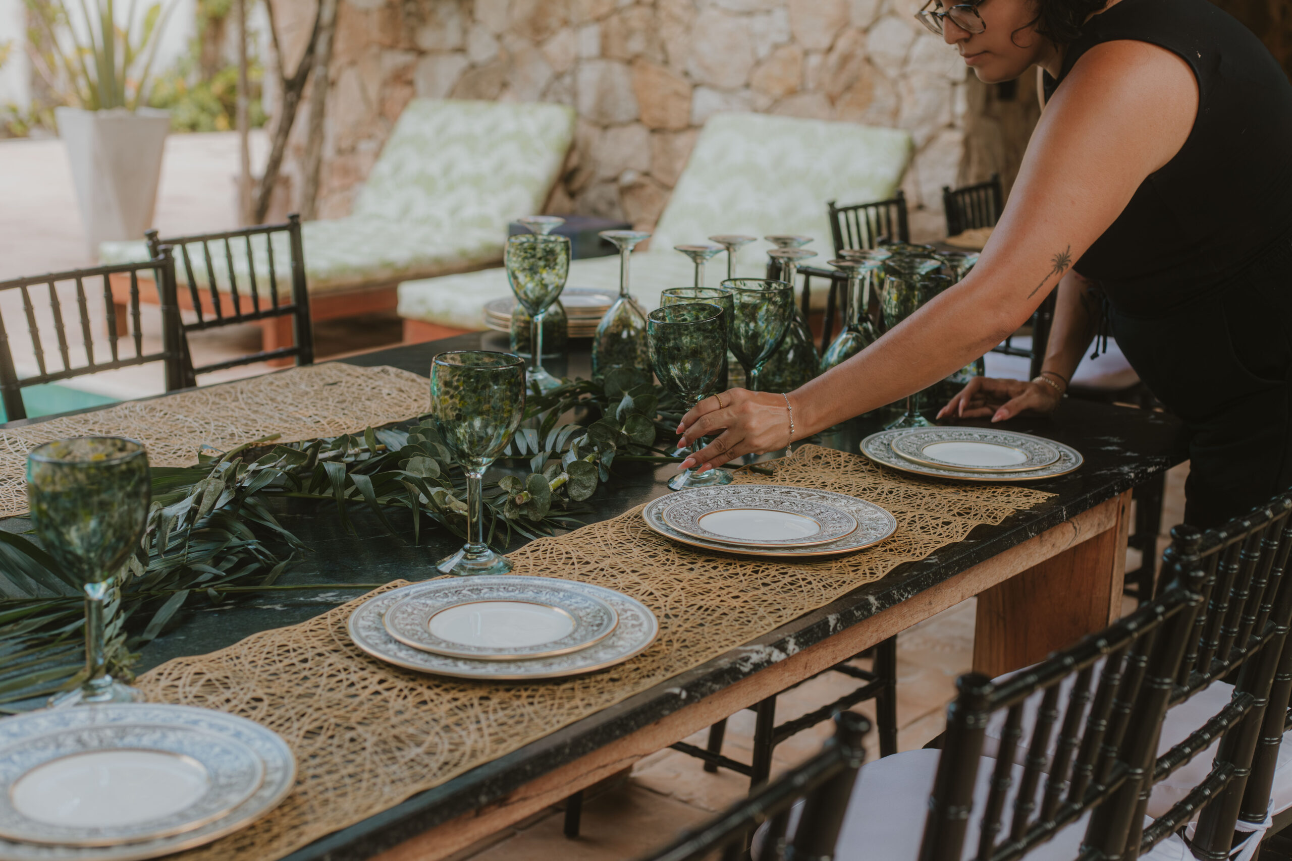 Afro-Caribbean catering spread by Highly Catered in Tulum
